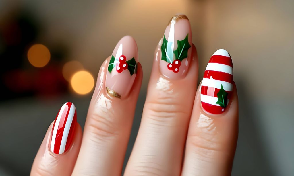 christmas nails art