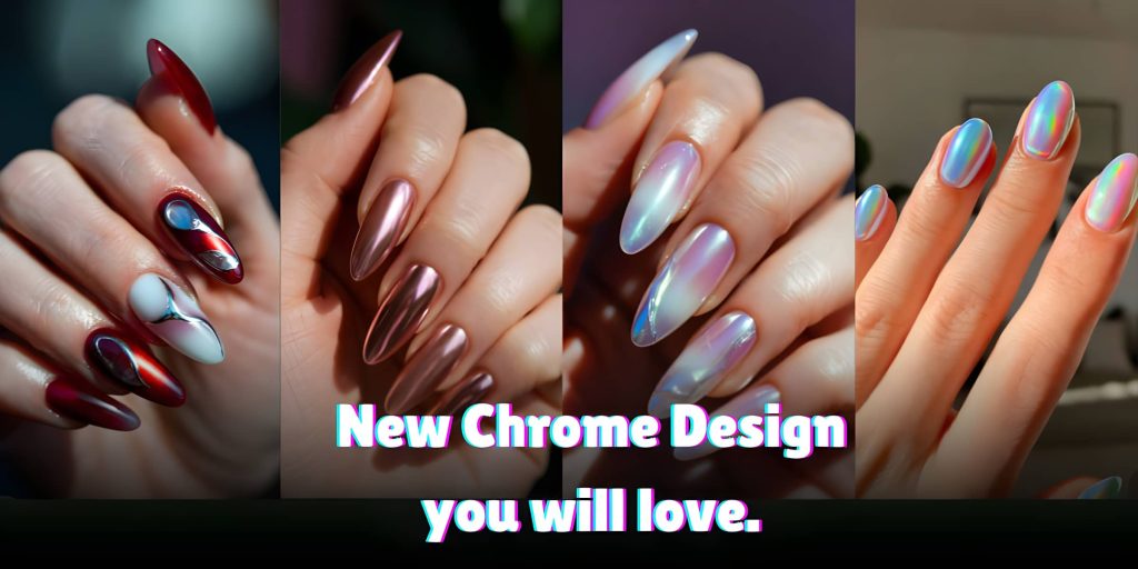 top Chrome nail design